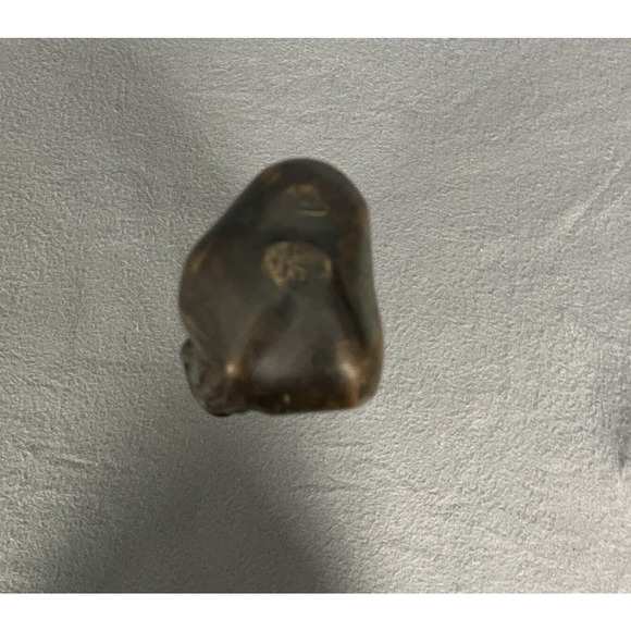 Vintage African Hand Carved Wood Folk Art Tribal Statue Woman Carrying Water - Picture 5 of 14